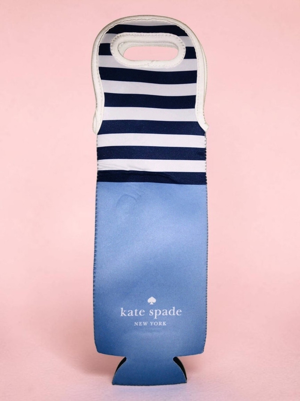 kate spade Striped Bottle Sleeve - NIP - Picture 2 of 3